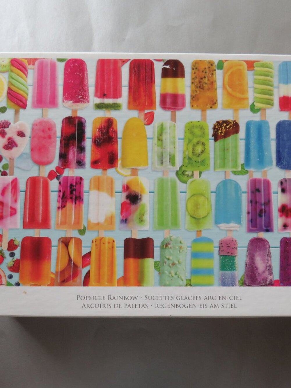 Popsicle Rainbow 1000 pieces Jigsaw Puzzle by Eurographics Complete